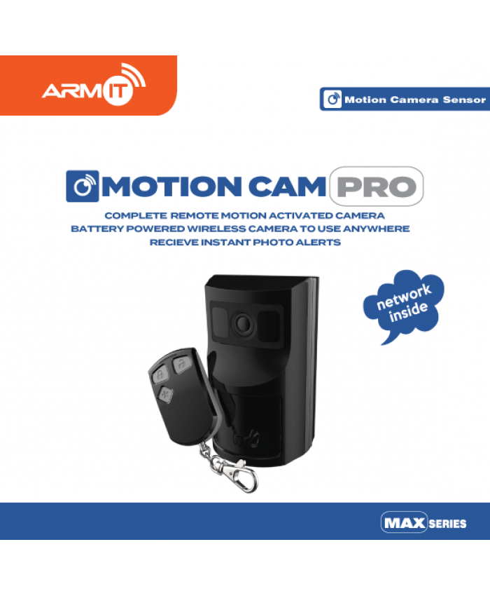 ARMIT MotionCam-Pro™ - Black | Wireless Motion Sensor Camera